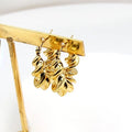 Hypoallergenic Jewelry Earrings 2023 New Vintage Women Stainless Steel Gold Hoop Earrings 18k Gold Plated Twisted Hoop Earrings