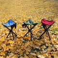 Outdoor Leisure Portable Folding Chair Three-Legged Stool Camping Travel Picnic Outdoor Activities Fishing Accessories