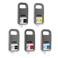 Ocbestjet 5 Colors 700ML PFI 707 Compatible Ink Cartridge Full With Pigment Ink for Canon IPF 830 840 850 Printer