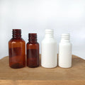 Factory 15ML 30ML 0.5fl.oz 1fl.oz Amber Transparent PET HDPE Plastic Bottle