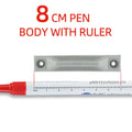 SM903 Waterproof Black Marker Pens Metallic Indelible Long-Head Permanent Add Ink 30mm Long Multifunction Tip Gift Box