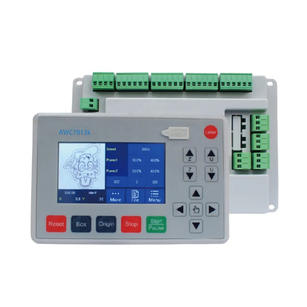 High Quality CO2 Laser Control System Trocen AWC7813 AWC7813K Replace AWC708S TL3120 for C02 Laser Engraving & Cutting Machine
