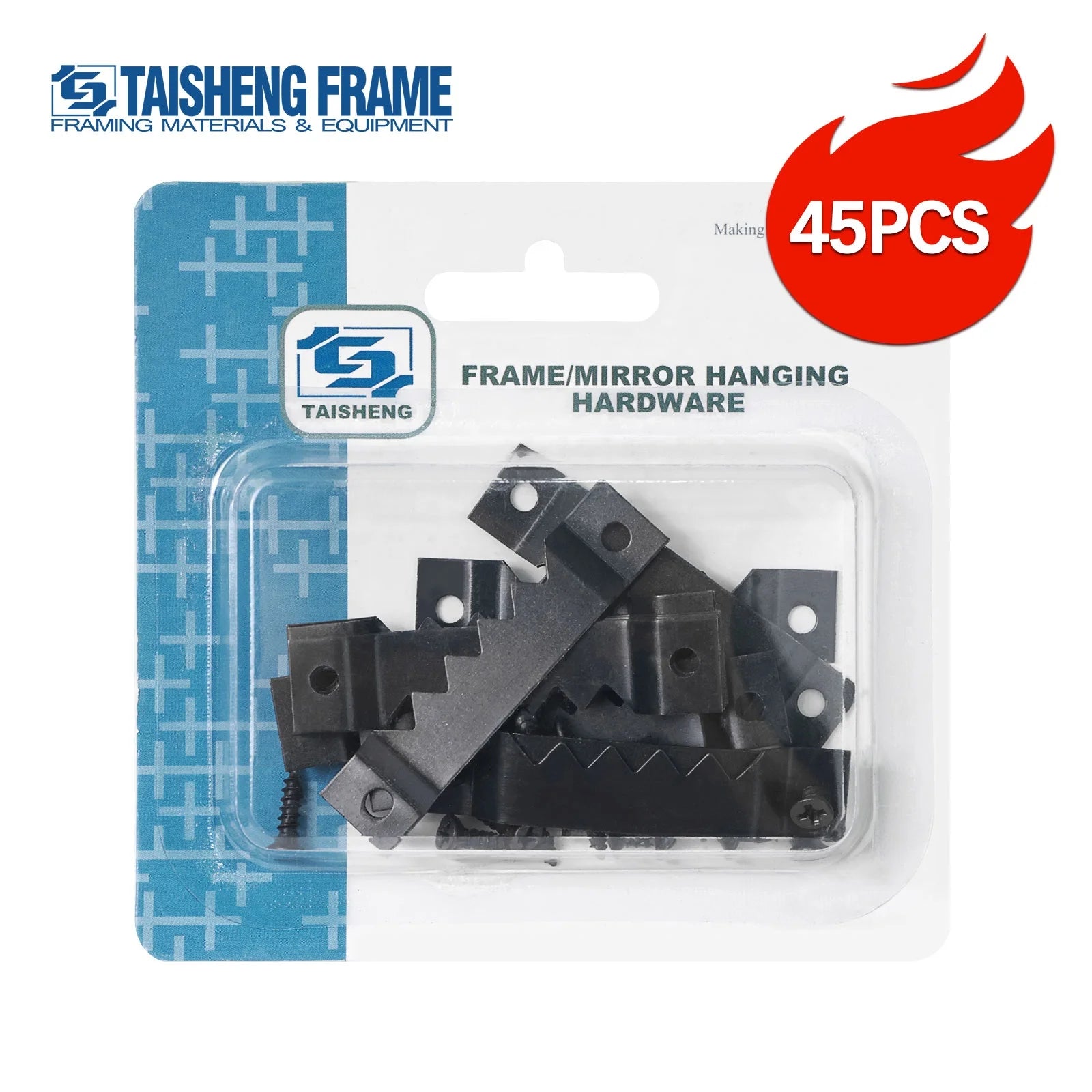 45pcs TS-K073 Sawtooth Hanger Set Photo Frame Hardware Fasteners Factory Wholesale