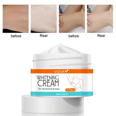 Wholesale 100% Pure Nature Organic Whitening Body Cream for Skin Lightening and Sensitive Areas with Fresh Fragrance