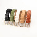 Wholesale New Women's Versatile Decorative Belt with Weaving Pattern Needle Buckle for Weddings and Gifts Jeans Belt