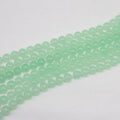 Hot Selling Natural Stone 4/6/8/10/12mm DIY Emerald Green Chalcedony Loose Beads for Jewelry Making