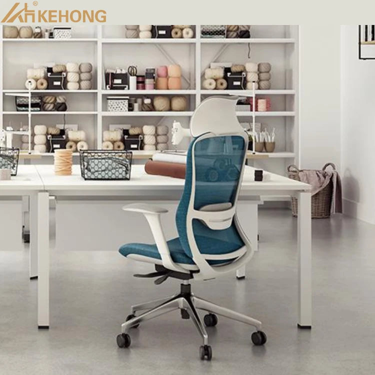 OEM Adjustable Office Stylish Design Ergonomic Chair With Arms With Headrest Mesh Chairs High Back Secretary Office Chair