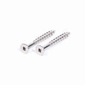 Self Tapping Screw Roberston Square Drive 18-8 Stainless Steel Deck Screws With Type 17 Wood Cutting Point