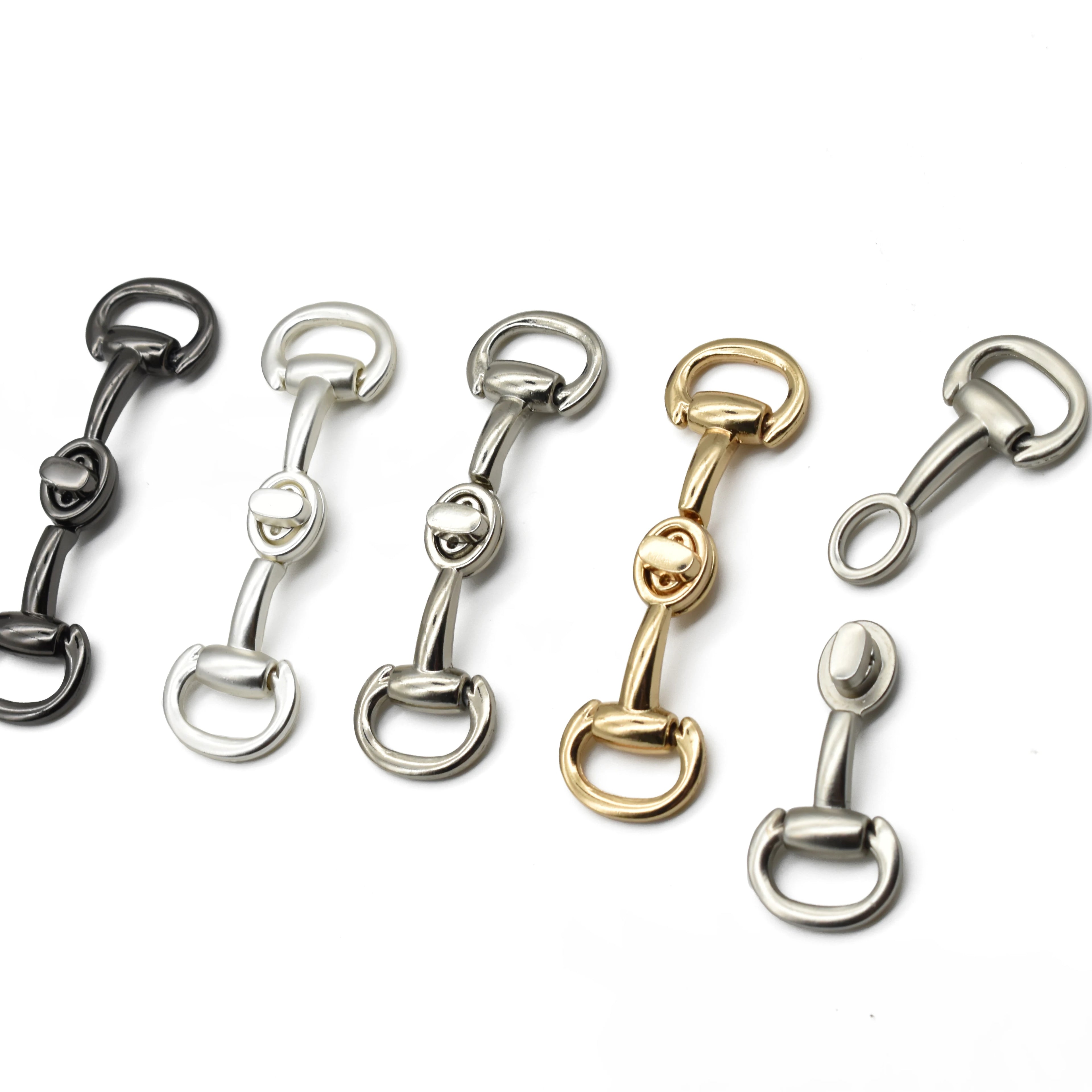 DKL-10 Durable 14MM Belt Lace Accessories Belt Buckle Chain Ornaments for Belt Chains Connector