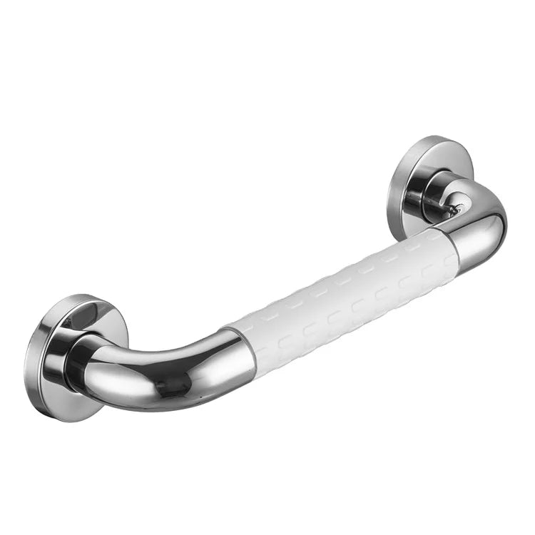 Bath Handrail Tub 30cm Stainless Steel Chrome Polished Toilet Grab Bar Elderly Safety Grip Eco-Friendly Modern Design Handle