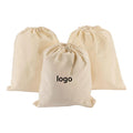 Wholesale Toys Coffee Beans Gifts Natural Unbleached Cotton Small Drawstring Bag for Candle Packaging