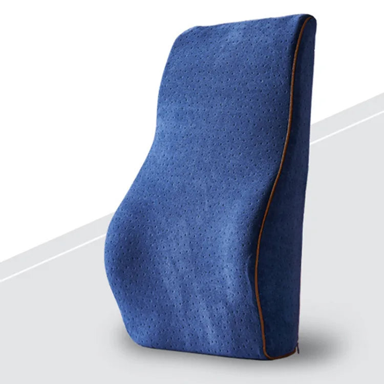 Hot Selling Memory Foam Back Support Cushion for Driving Fatigue Back Pain Relief  Black Pillow for Car Seat Office Chair