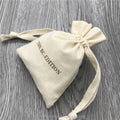 Promotional Small Cotton Linen Drawstring Pouch Muslin Bag for Wedding MegaBDM