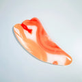 DIY Factory Price Natural Hand Made Red Agate Gua Sha Customized