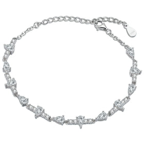 Custom Women Jewelry 925 Sterling Silver Chain Bracelet