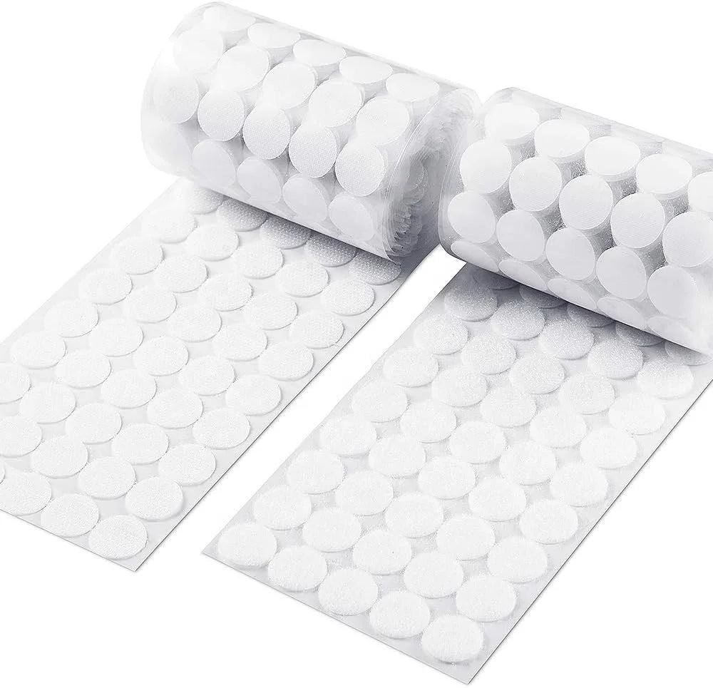 Industrial Quality Adhesive Strong Sticky Back Adhesive Die-cut Velcroes Hook and Loop Dots