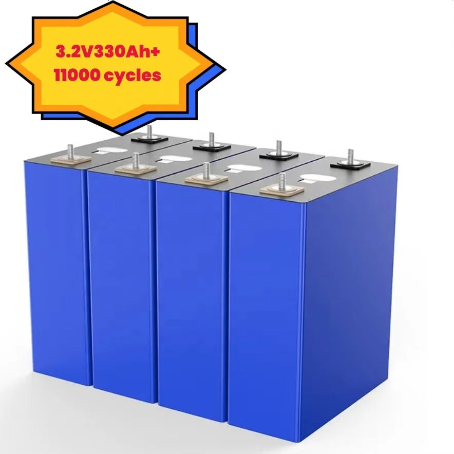 Lifepo4 Battery Cells 3.2V 314Ah 320Ah 330Ah Prismatic Lithium Ion Battery Cell Akku for 12V 24V 48V Battery Pack 300Ah
