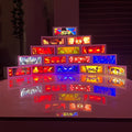 2023 Trending Products Night Light Box Paper Carved Lamp Remote Control Anime 3D Led Night Lamp for Home Decoration