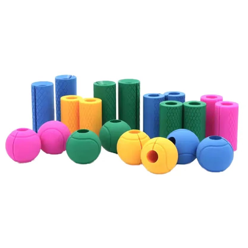 Dumbbell Thick Bar Handles Pull up Weightlifting Support Barbell Grips