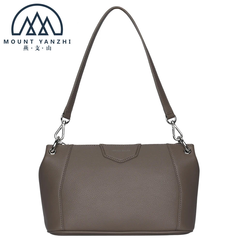 Wholesale Fashion Custom Brand Logo Women Shoulders Bags Luxury Woman Leather Sling Crossbody Shoulder Bag