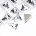 Derlta FlatBack Bevel Stone Glass Crystal AB Flat Back Coloful Rhinestones Buttons for Bouquet Rhinestones