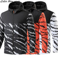 Wholesale Lightweight Men's Full Zipper Hooded Windbreaker Jacket Patchwork Camouflage Design Print Logo Outerwear for Spring