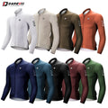 Darevie Sublimation Cycling Jerseys Sun protection 9 Colors Smooth Cycling Men Long Sleeve Jersey Bicycle Apparel Unisex
