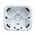 ODM Jacuzzis Outdoor Hot Tub White Long Modern Relax Spa Massage with Led Screen Balboa Computer Control System Whirlpool Spa