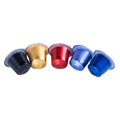 Disposable Food Grade Aluminum Foil Empty Colorful Coffee Capsules 15ml with Lid Custom Printing & OEM/ODM Available