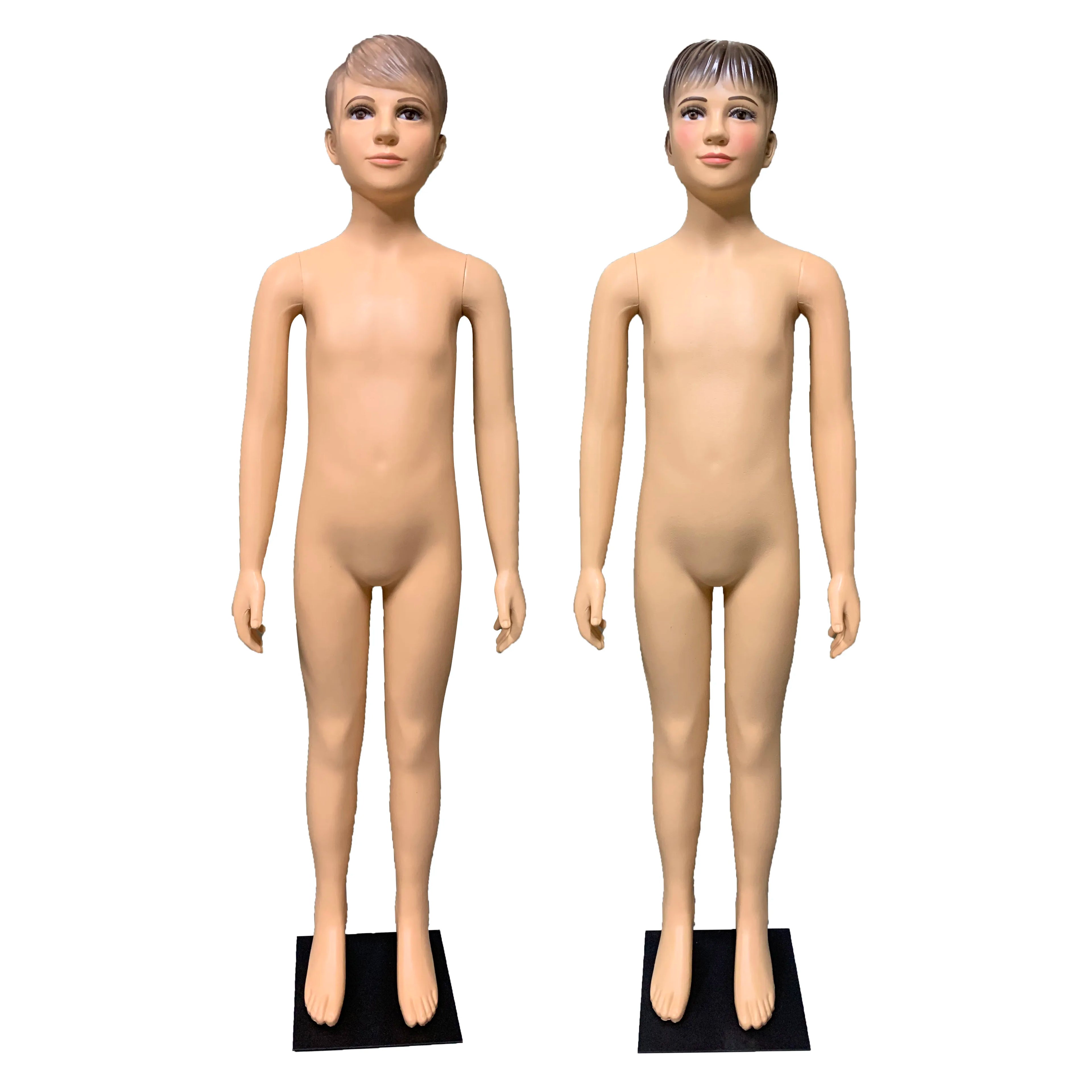 8-10 Years Cheap Makeup Kids Child Plastic Boy Girl Female Mannequin With Stand
