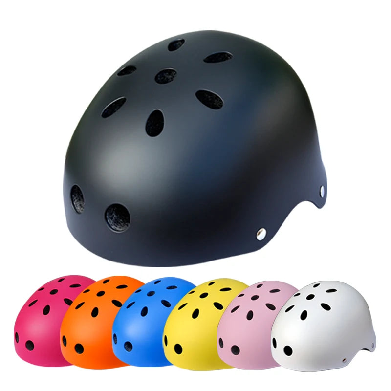 Hot Sale CE Approval High Quality ABS Hip-hop Roller Skate Helmet Bicycle Rock Climbing Skating Sport Plum Skateboard Helmet