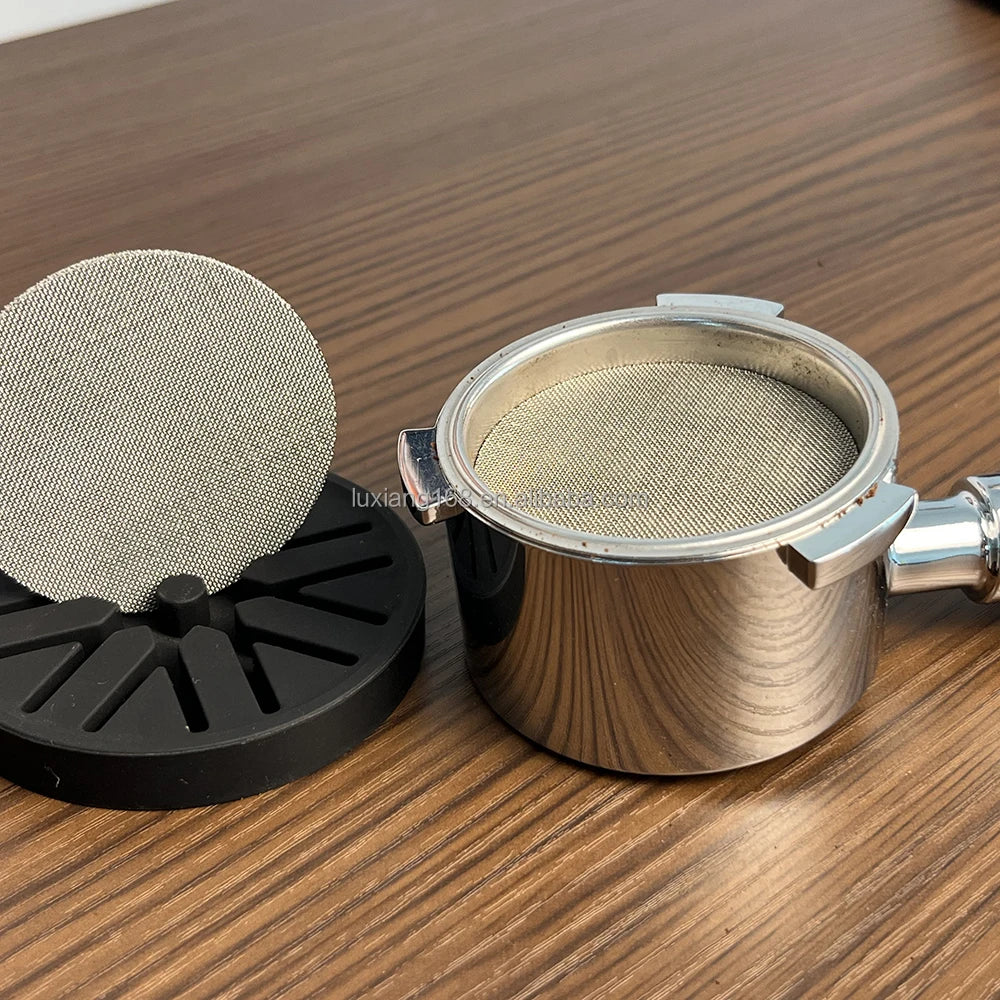 51MM/53MM/58MM Espresso Coffee Machine  Stainless Steel 306 Puck Screen Coffee Basket Filter