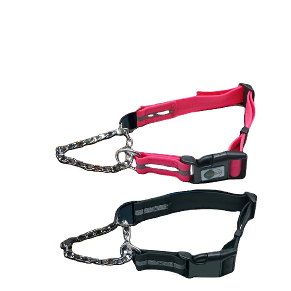 Wholesale Custom Size Breakaway Animal Collar O-ring Dog Collar Reflective Material Adjustable Metal Bling Buckles PVC Striped