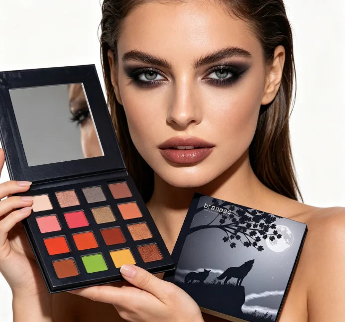 DIY Matte Eyeshadow Palette Pigmented Shades Makeup Palette