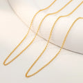 Hot Selling Genuine Gold Au585 Real Gold Belcher Necklace Solid Pure 14K Gold Rolo Chain Jewelry Wholesale Necklace