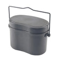 Germany Style Aluminum Outdoor Lunch Box Camping Pot Tactical Mess Kit Tin