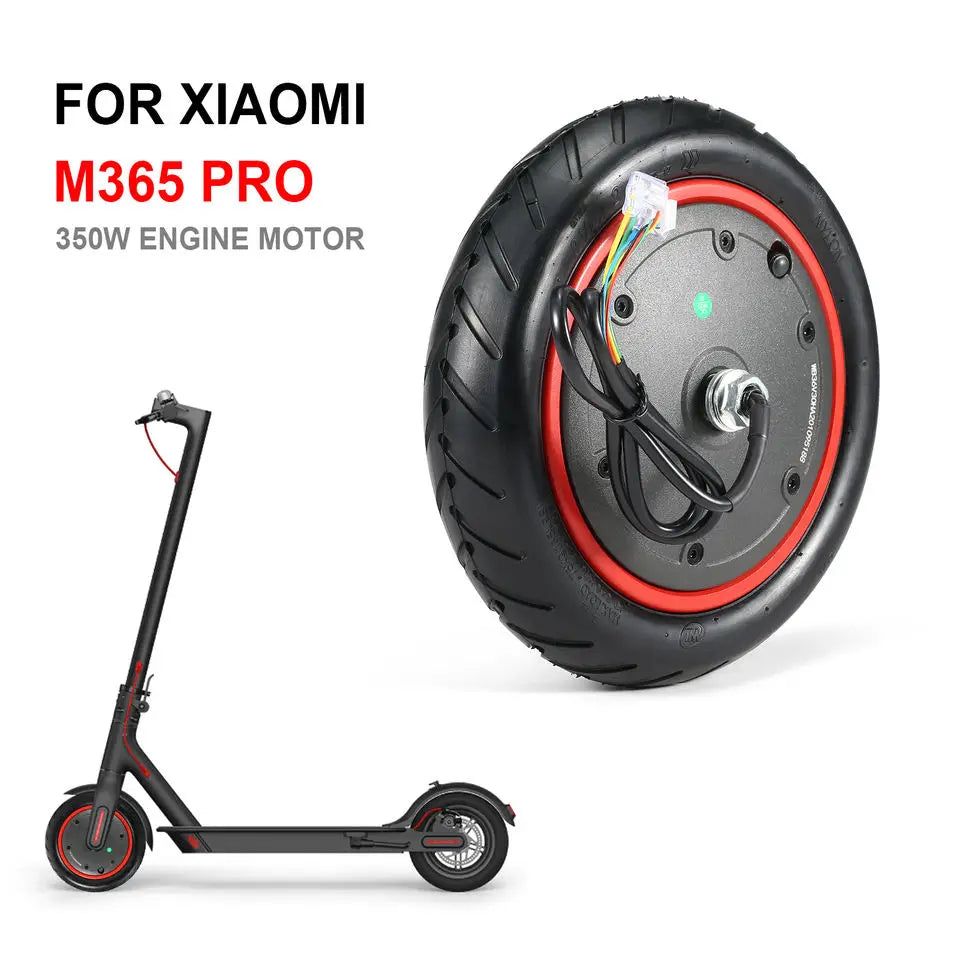 New Image E Scooter 350W Engine Hub Motor Wheel Tires Scooter Spare Part Accessories for Xiaomi M365 Pro Electric Scooter Motor
