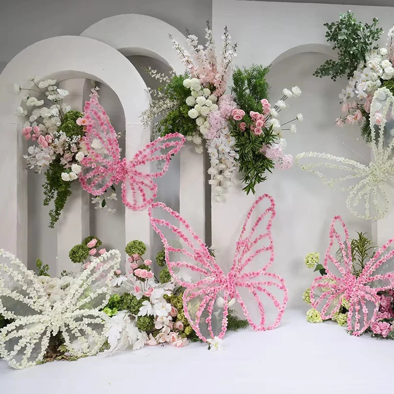 Q161 Wholesale Wedding Stage Decoration Giant Butterfly Wholesale Party Wedding Decoration  Event Planning Decoration