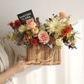 Best-selling Waterproof and Rust-proof Large-capacity Handmade Flower Basket with a Fresh and Delicate Theme