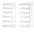New Style Festival DAD MOM I Love You Hug You Miss You Grad 2026 Gift Butterfly Sublimation Flower