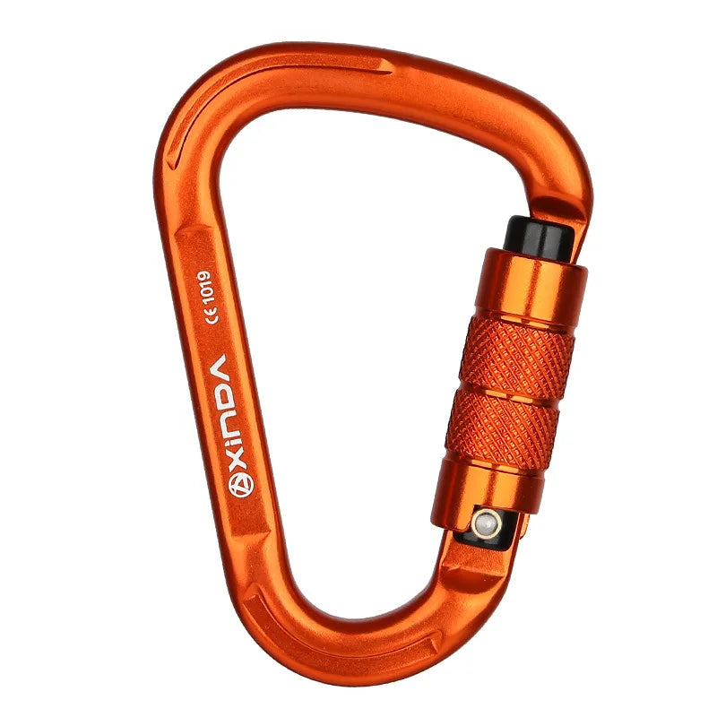 Xinda Xinda Pear Type Main Lock Quick Hanging Outdoor Rock Climbing Equipment Speed Descending Safety Buckle for Mountaineering