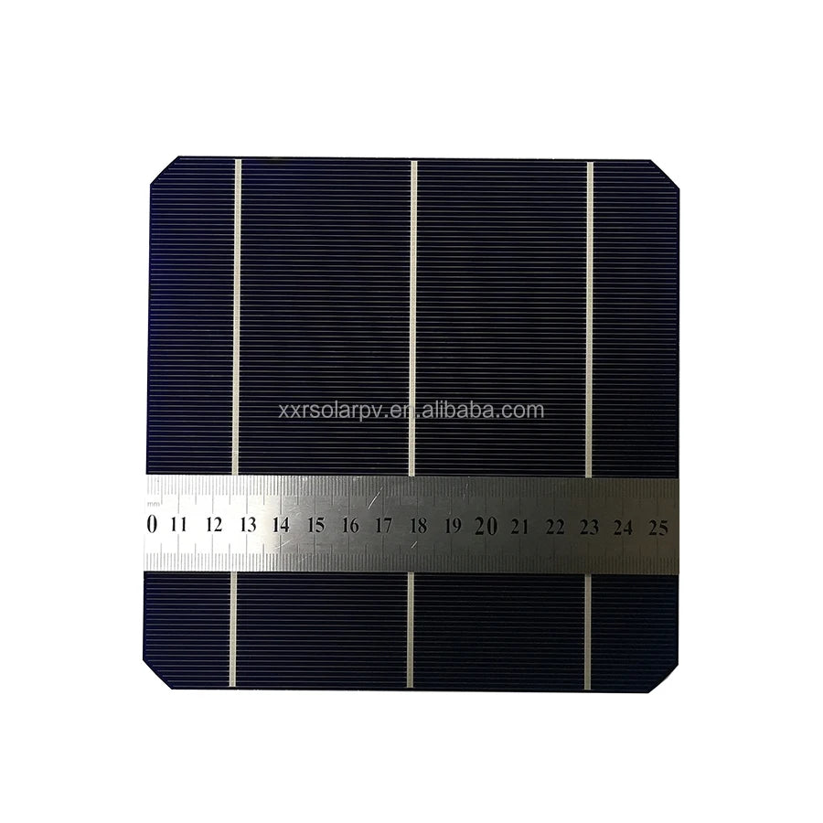 A Grade 156.75MM 6x6 Monocrystalline Solar Cells 5.3W for DIY Solar Panel Manufacturing