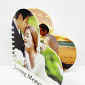 Custom Square/Heart 4 Inch Sublimation Printing FRP Photo Album for Family Wedding Anniversary Valentine