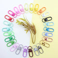 Wholesale Candy-Colored Alloy Keychain DIY Jewelry Accessories Metal Lanyard Hook Lobster Clasps for Personalizing Your Style