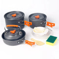 In Stock Lightweight Multifunctional Non-Stick Outdoor Camping Cookware Set Portable Cook Set for Outdoor Cooking