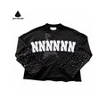 Men's Oversized 2-Piece Long Sleeved T-Shirt Customized Graphic Embroidered and Printed 100% Cotton Formal Style