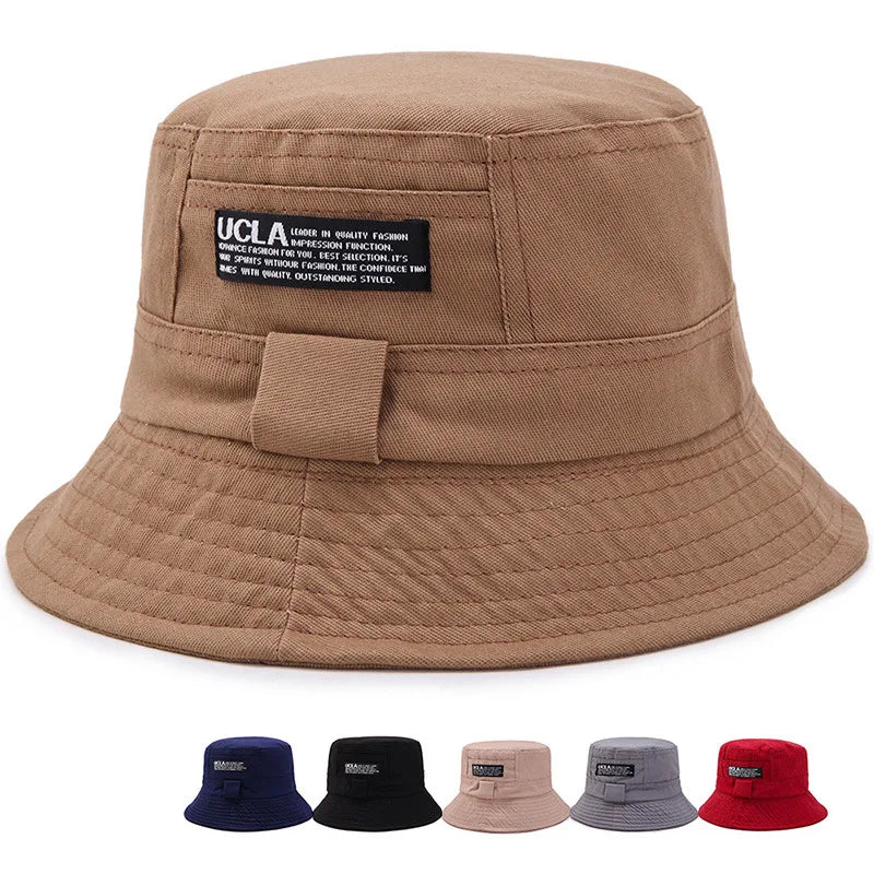 BSBH Fisherman Bucket Hat Custom Logo Woven Label Women Bucket Hat Double-Sided Fisherman Gorras Wholesale Bucket Hats Women