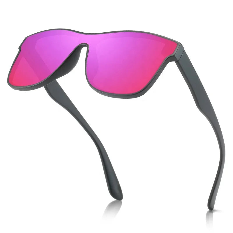DUBERY 2025 Luxury Vintage Sunglasses Custom Logo Rimless Frameless Design for Men Women UV 400 Protection Blue Red PC Frames