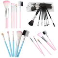 5pcs/set Professional Pink Makeup Brushes Set Smudge Eyeshadow Eyeliner Eyebrow Brush Lip Make up Brush Kit