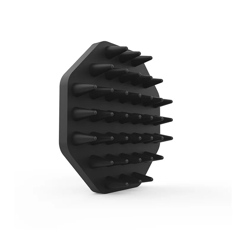 Silicone Shampoo Brush Soft and Comfortable Shower Brush for Massaging the Scalp Removing Dandruff and Relieving Itching